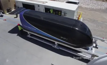 Hyperloop One a trecut cu succes un al doilea test şi a atins o viteză de peste 300 km/h. Imagini VIDEO în premieră din timpul testului