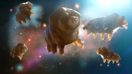Modul ciudat prin care tardigradele supraviețuiesc radiațiilor