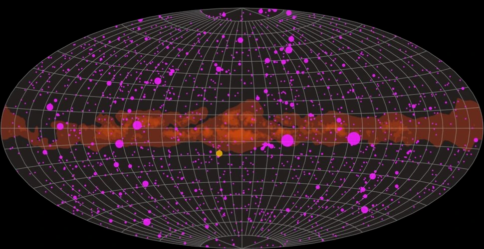 O animație halucinantă dezvăluie cum ar arăta Universul dacă am putea vedea razele gamma