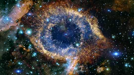 Un „laser spațial” record a erupt din galaxii care fuzionează la 8 miliarde de ani-lumină distanță