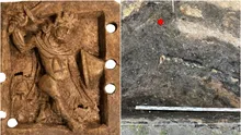 O placă bizantină rară sculptată în os, descoperită într-un oraș din Rusia