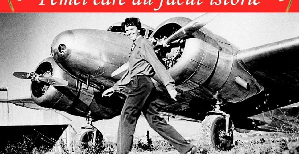 Amelia Earhart, prima femeie pilot care a zburat peste Atlantic. VIDEO