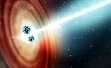 Materia ejectată de stelele neutronice care se ciocnesc ar fi depășit viteza luminii