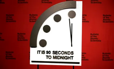 „Ceasul Apocalipsei” a fost fixat la 90 de secunde de momentul unui dezastru