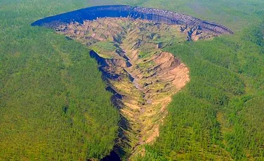 S-a deschis poarta gigantă spre ”lumea de dedesubt”. Misterul imensului crater siberian care scoate sunete monstruoase a fost elucidat – FOTO+VIDEO