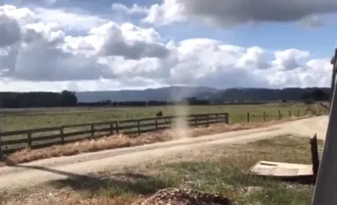 „Diavolul Tazmanian”: Fenomen meteo inedit filmat în Noua Zeelandă