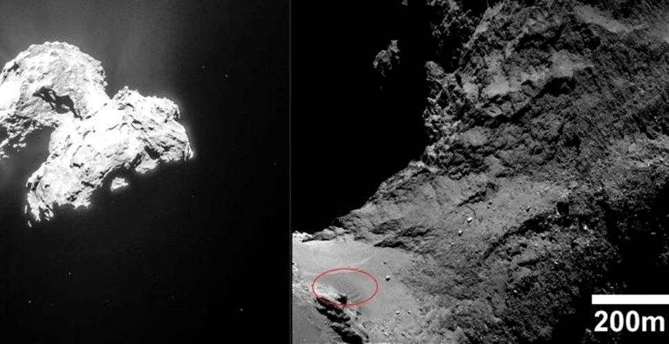 Descoperire surprinzătoare făcută de sonda Rosetta pe o cometă