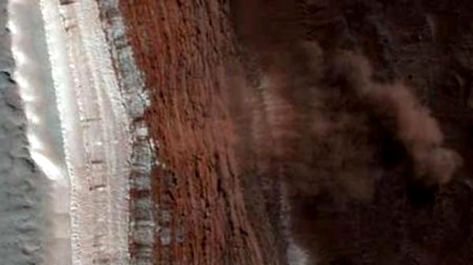 Existenta avalanselor pe Marte: o certitudine!