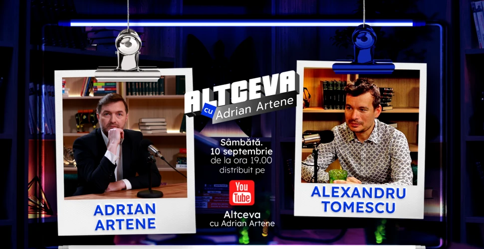 Alexandru Tomescu este invitat la podcastul ALTCEVA cu Adrian Artene