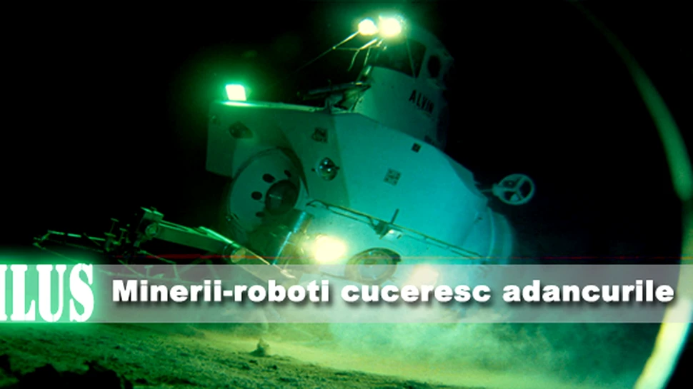 Adevaratul Nautilus – minerii-roboti cuceresc adancurile