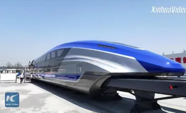 Un prototip de tren Maglev, care circulă cu 620 km/oră, a fost inaugurat de chinezi
