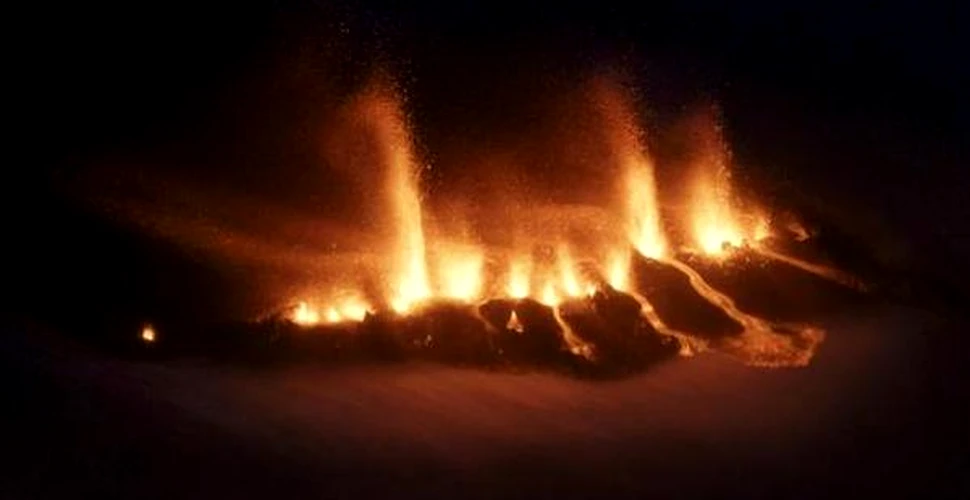 Un vulcan a erupt in Islanda dupa 187 de ani