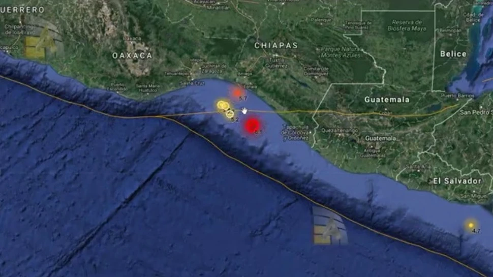 Un cutremur masiv, cu magnitudinea 8 pe scara Richter, a avut loc pe coasta Mexicului. Alertă de tsunami pentru şapte state