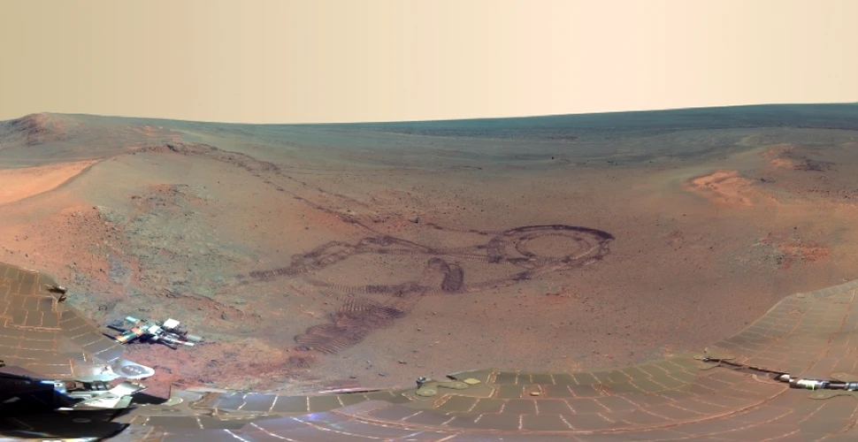 NASA a dat publicităţii cea mai spectaculoasă panoramă surprinsă pe planeta Marte