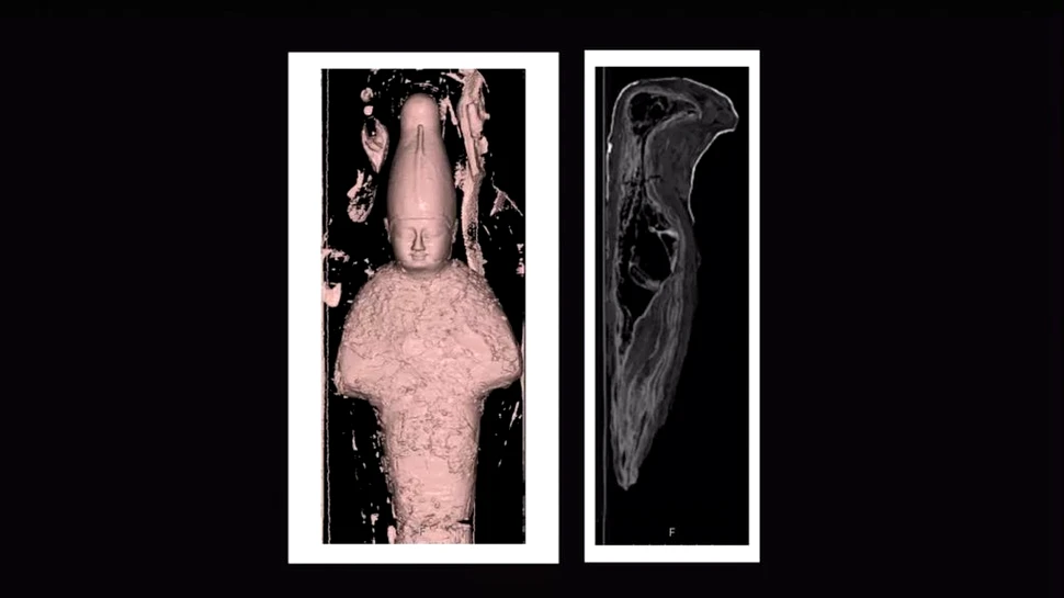 Descoperiri neașteptate în interiorul a două artefacte din Egiptul Antic