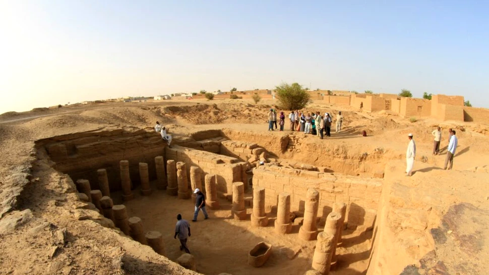 Rămășițele unui templu de pe vremea Regatului Kuș au fost descoperite în Sudan