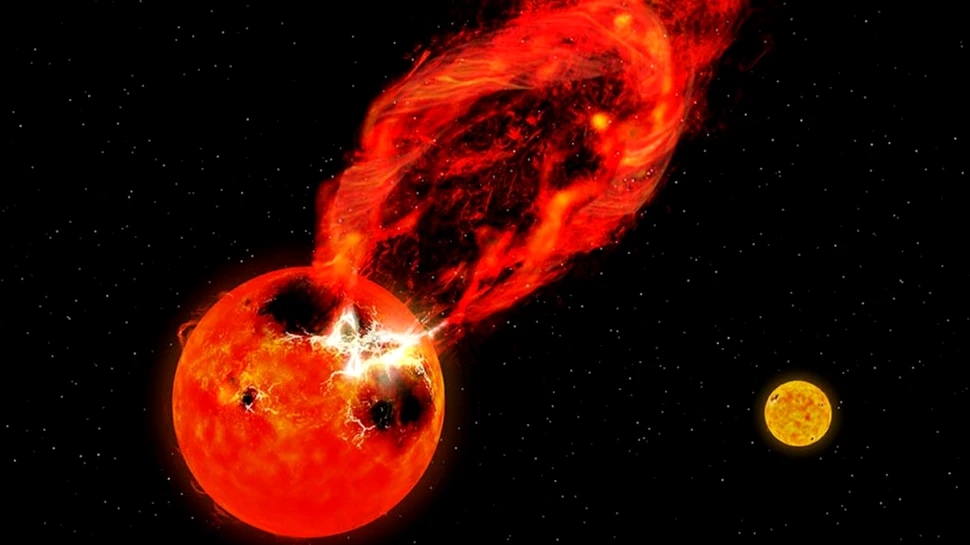 Erupția unei stele îndepărtate este printre cele mai masive observate vreodată