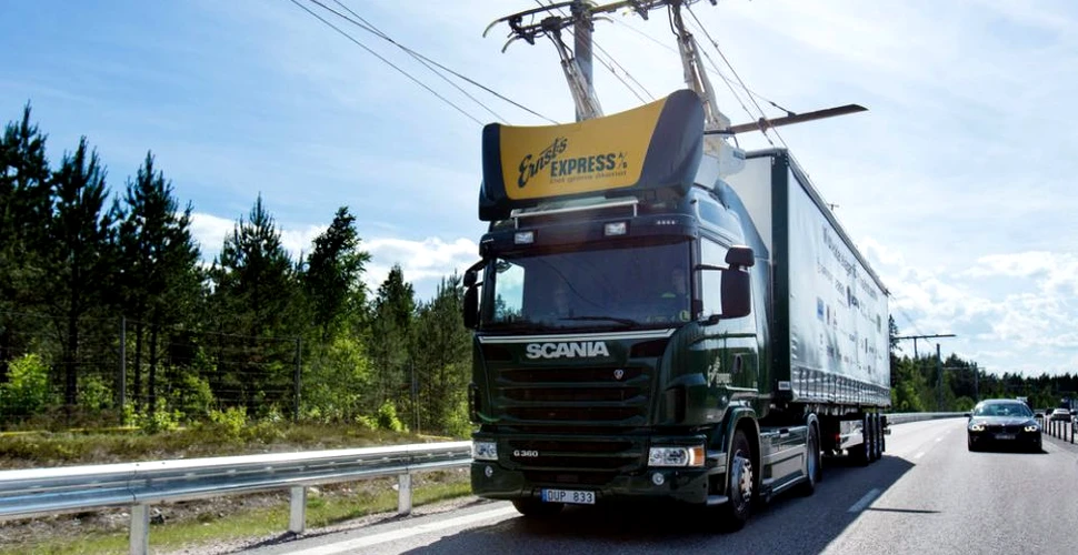 Suedia a inaugurat prima autostradă electrificată, pe care pot fi transportate mărfuri în mod nepoluant – VIDEO