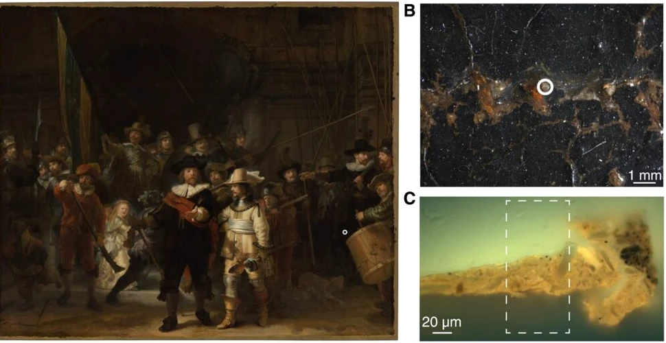 Un strat secret din „Rondul de noapte” al lui Rembrandt a rezolvat un mister vechi de zeci de ani