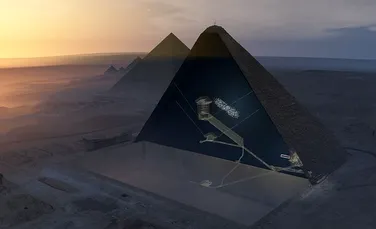 Încăperea secretă din interiorul Marii Piramide din Giza a fost descoperită. Arheologii au detectat un ”mare vid” în interiorul structurii vechi de 4.500 de ani