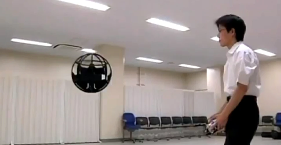 O nouă invenţie japoneză: globul zburător care vede tot (VIDEO)