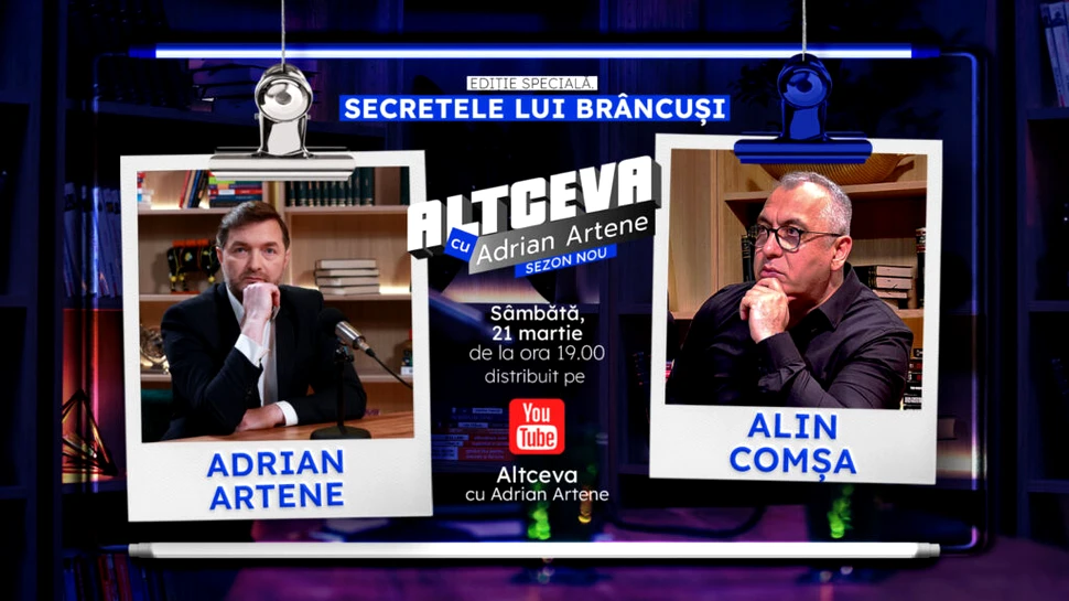 Secretele lui Constantin Brâncuși, dezvăluite într-un nou episod al podcastului „Altceva cu Adrian Artene”
