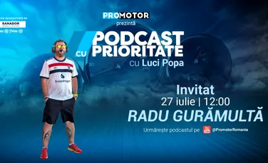 „Podcast cu Prioritate” #108 îl aduce în prim-plan pe Radu Gurămultă. O incursiune în culisele presei auto și ale motorsportului românesc