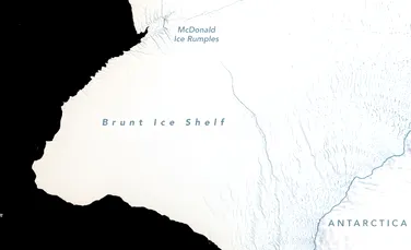 Un aisberg de peste şapte ori mai mare decât Bucureştiul s-ar putea desprinde din Antarctica