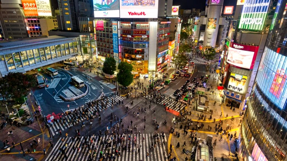 Unde este cea mai aglomerată trecere de pietoni din lume?