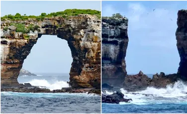 Arcul lui Darwin, un simbol al Insulelor Galapagos, s-a prăbușit în urma procesului natural de eroziune