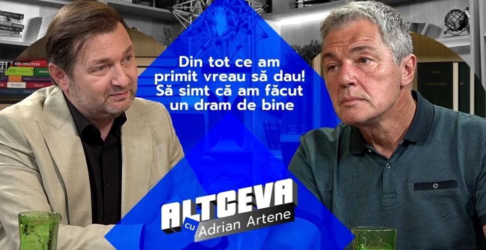 Actorul Adrian Păduraru a renunțat la atletism, handbal și medicină pentru teatru. Urmărește cel mai nou episod al podcastului „Altceva cu Adrian Artene”