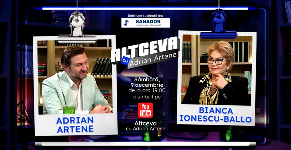 Soprana Bianca Ionescu, la „Altceva cu Adrian Artene”: „Muzica este o Icoană!”
