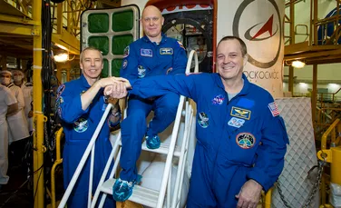 O rachetă Soyuz cu trei membri la bord va fi lansată astăzi către Staţia Spaţială Internaţională