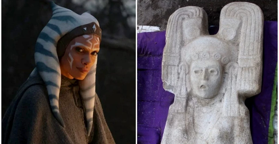 Statuia unei femei misterioase, cu o coroană similară unui personaj din „Star Wars”, a fost descoperită în Mexic
