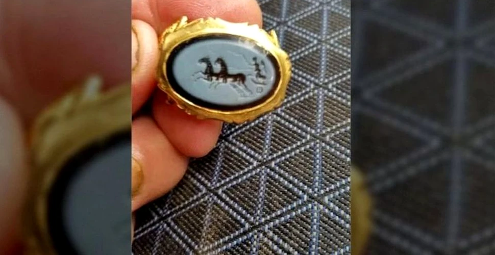 Un arheolog amator a descoperit un inel din aur vechi de 1.800 de ani ce ar fi aparţinut romanilor