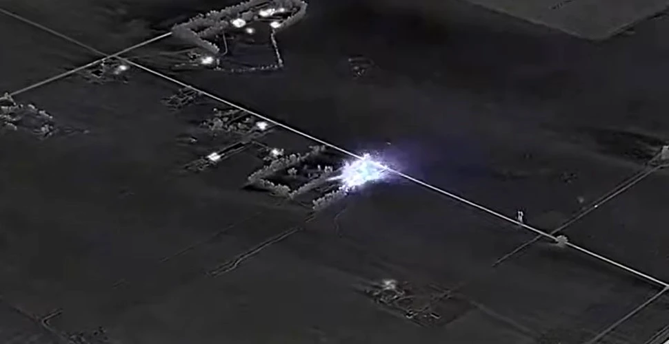 Un american a îndreptat un laser în ochii pilotului unui elicopter de poliţie aflat în zbor – VIDEO