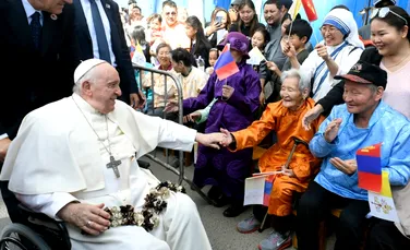 Vizita Papei Francisc în Mongolia nu a stârnit interesul localnicilor