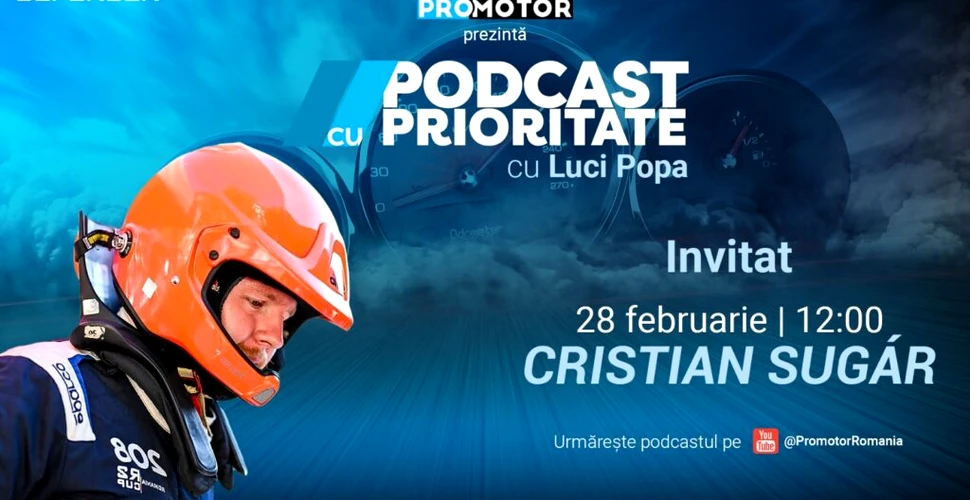 „Podcast cu Prioritate” #66 by ProMotor: Cristian Sugár despre motorsport și performanță