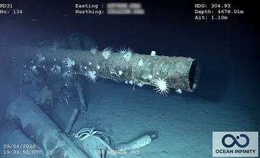 USS Nevada, nava de război care a supravieţuit testelor cu bomba atomică şi Primului Război Mondial, a fost găsită