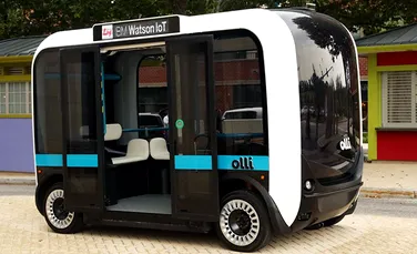 Primul autobuz produs cu ajutorul unei imprimante 3D, gata pentru şosele. Se conduce singur