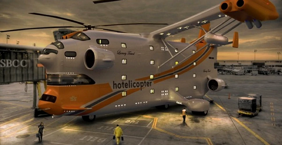 Hotelicopter – primul hotel zburator de pe Terra