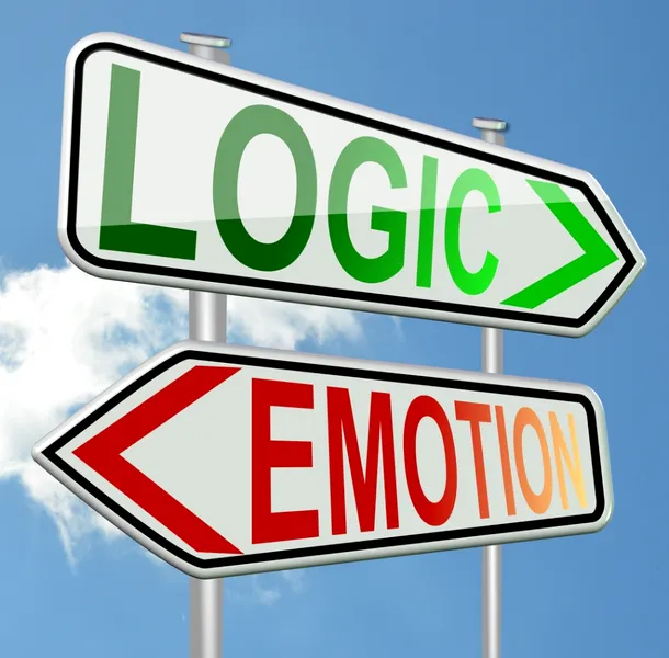 Omul modern este adesea prins între logică şi  emoţie.