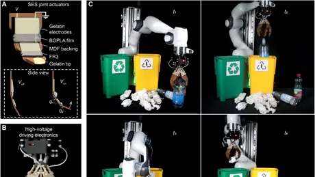 Mușchii artificiali biodegradabili fac roboții mai prietenoși cu mediul