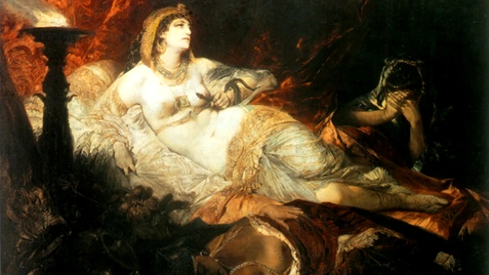 Cleopatra a murit otravita, nu muscata de un sarpe