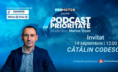 Cătălin Codescu vine la „Podcast cu Prioritate” #112. ProMotor analizează principalele probleme de siguranță rutieră din România