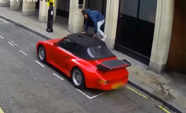 Viaţa bate filmul: Un hoţ din Marea Britanie a încercat să fure două automobile Porsche în doar 20 de minute – VIDEO