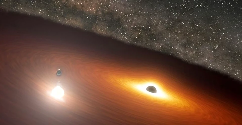 Astronomii pot ”prezice” comportamentul a două găuri negre care se ciocnesc