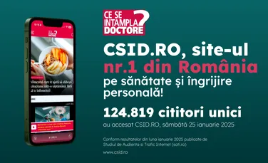CSID.ro, cea mai citită sursă de Sănătate și Îngrijire Personală din România!