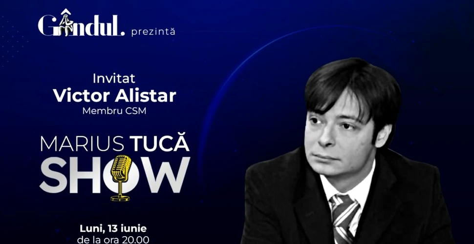 Marius Tucă Show începe luni, 13 iunie, de la ora 20.00, live pe gandul.ro.