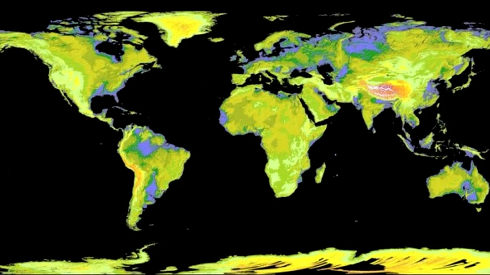 Cea mai detaliata harta a formelor de relief terestre vine de la NASA